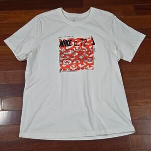 Retro Nike C.72 Cortez Classic Graphic The Nike Tee White Orange XL